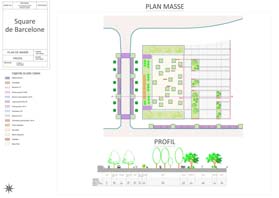 Plan masse Autocad